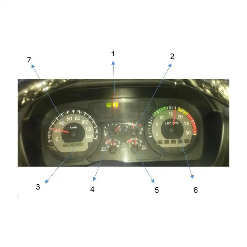 Dashboard Techometer Gauge 3820004600 for Hino E13C Engine 700 Mixer