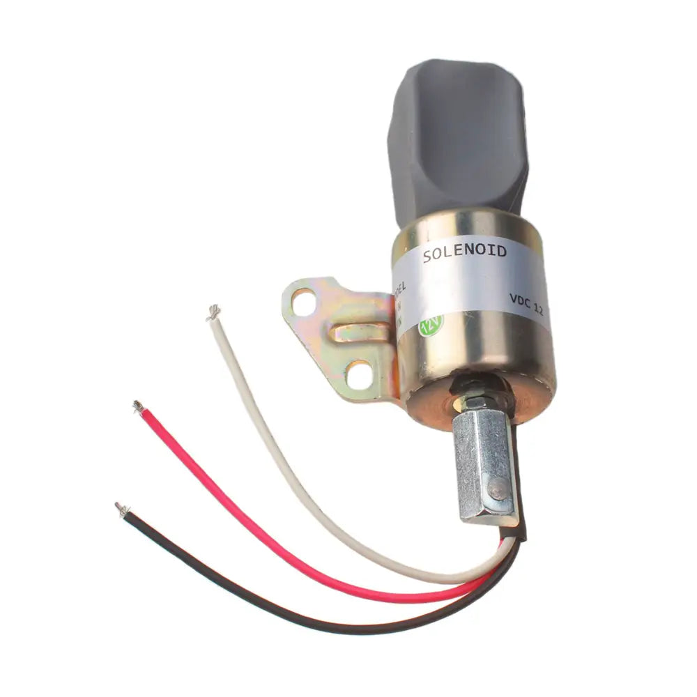 12V Fuel Shut Down Solenoid 139321 SKY139321 for Kubota Engine D722 D902 Skyjack Scissor Lift SJ6826 SJ6832