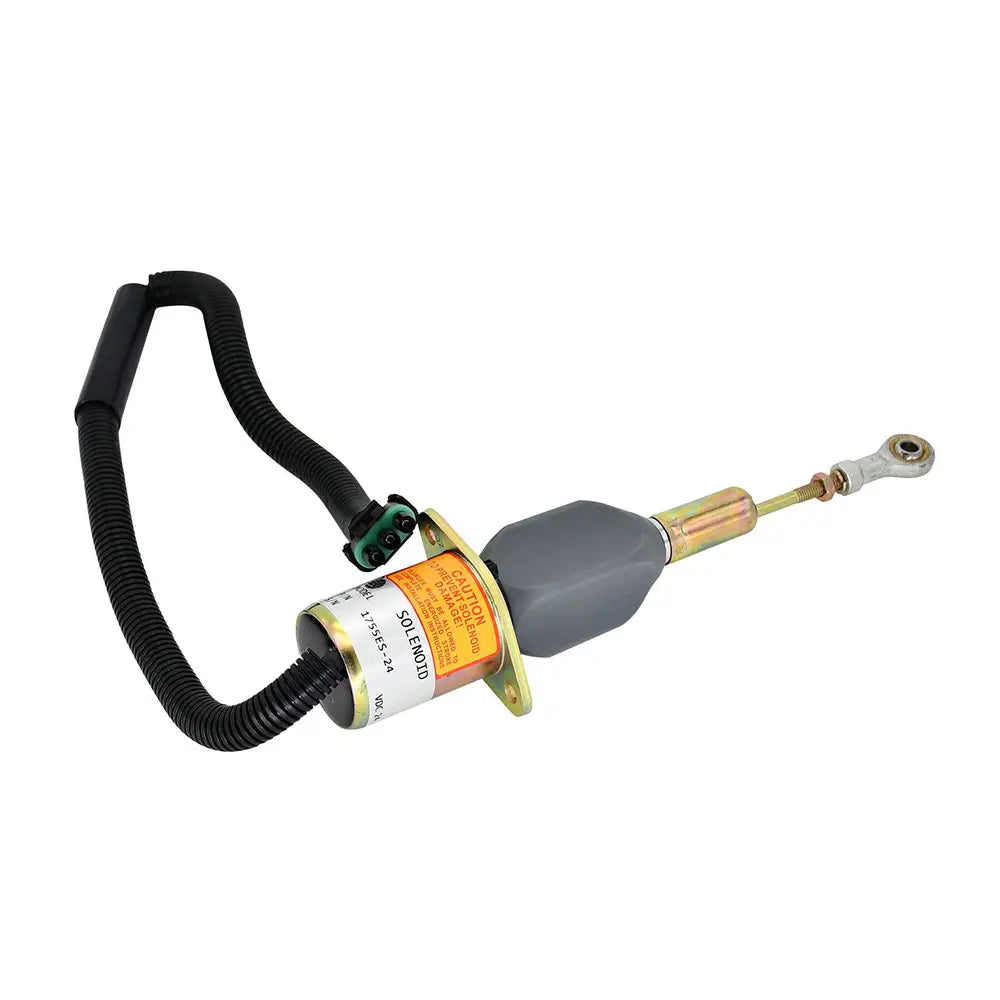 Fuel Shutoff Solenoid 1755ES RE504223 for John Deere PowerTech Engine 762B 6076
