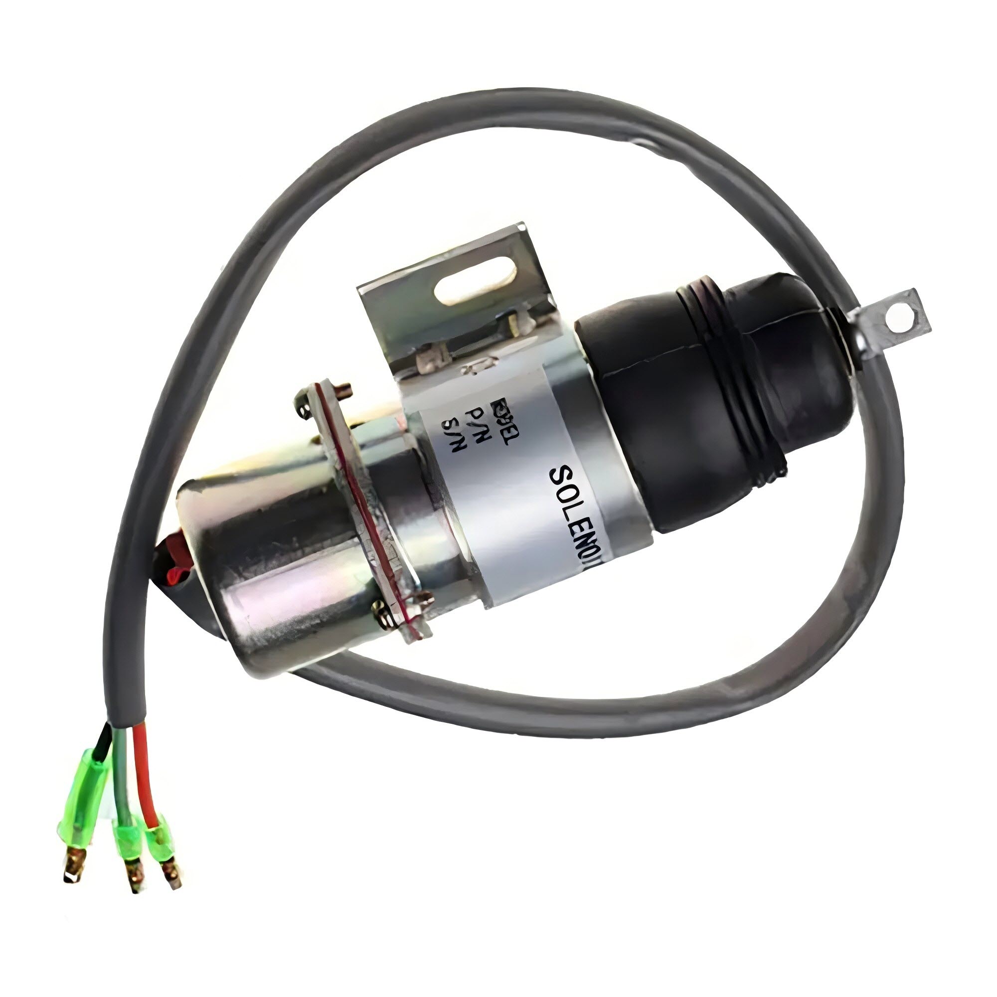 Fuel Shutoff Solenoid 1819100520 MV2-17A 24V for Aichi Lift with Isuzu 4JG1 4JG2 6BG1 6BB1 Engine