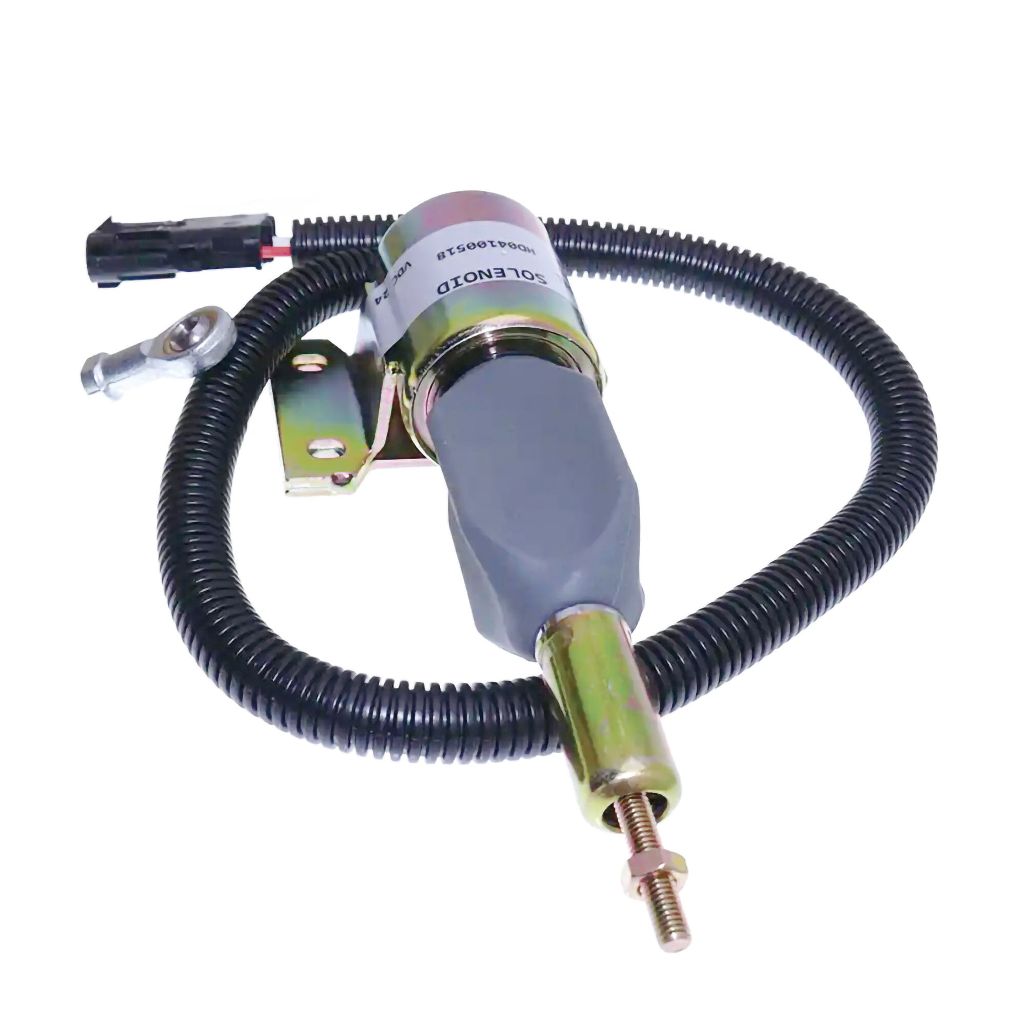 Fuel Shutoff Solenoid 6735-81-9160 6735819160 24V for Cummins 4BT 5.9L 6BT 6CT 6L ISBE ISDE ISLE ISX15 K19 K38 K50 L10 M11 N14 Engines