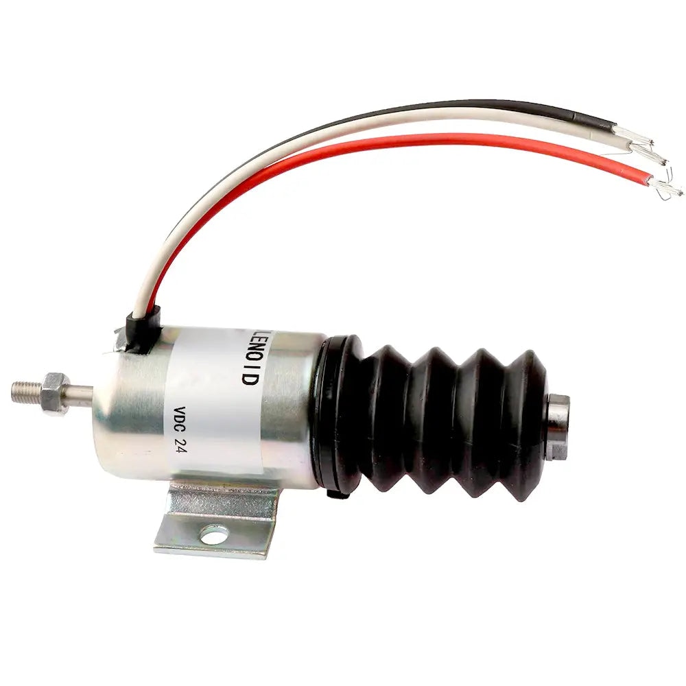 Fuel Shutoff Solenoid AT115077 for John Deere Excavator 690D 690DR Feller Buncher 693D
