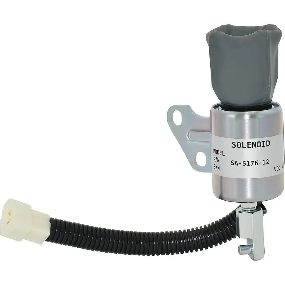 Fuel Shutoff Solenoid SA-5176-12 1756ES-12SUC5B1S5 12V for Kubota D722 D902 Z482 Engine