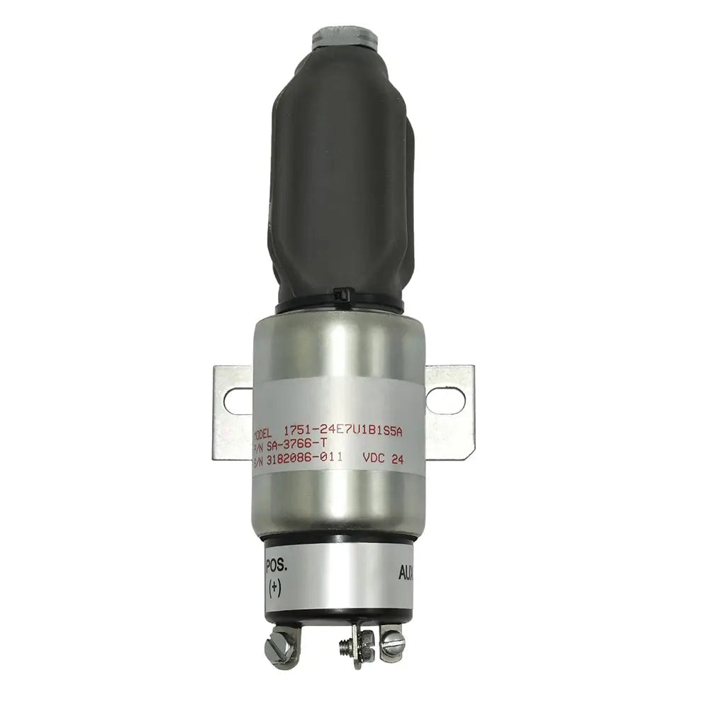 24V Fuel Shutoff Stop Solenoid 1751-24E7U1B1S5A 175124E7U1B1S5A SA-3766-T for Cummins