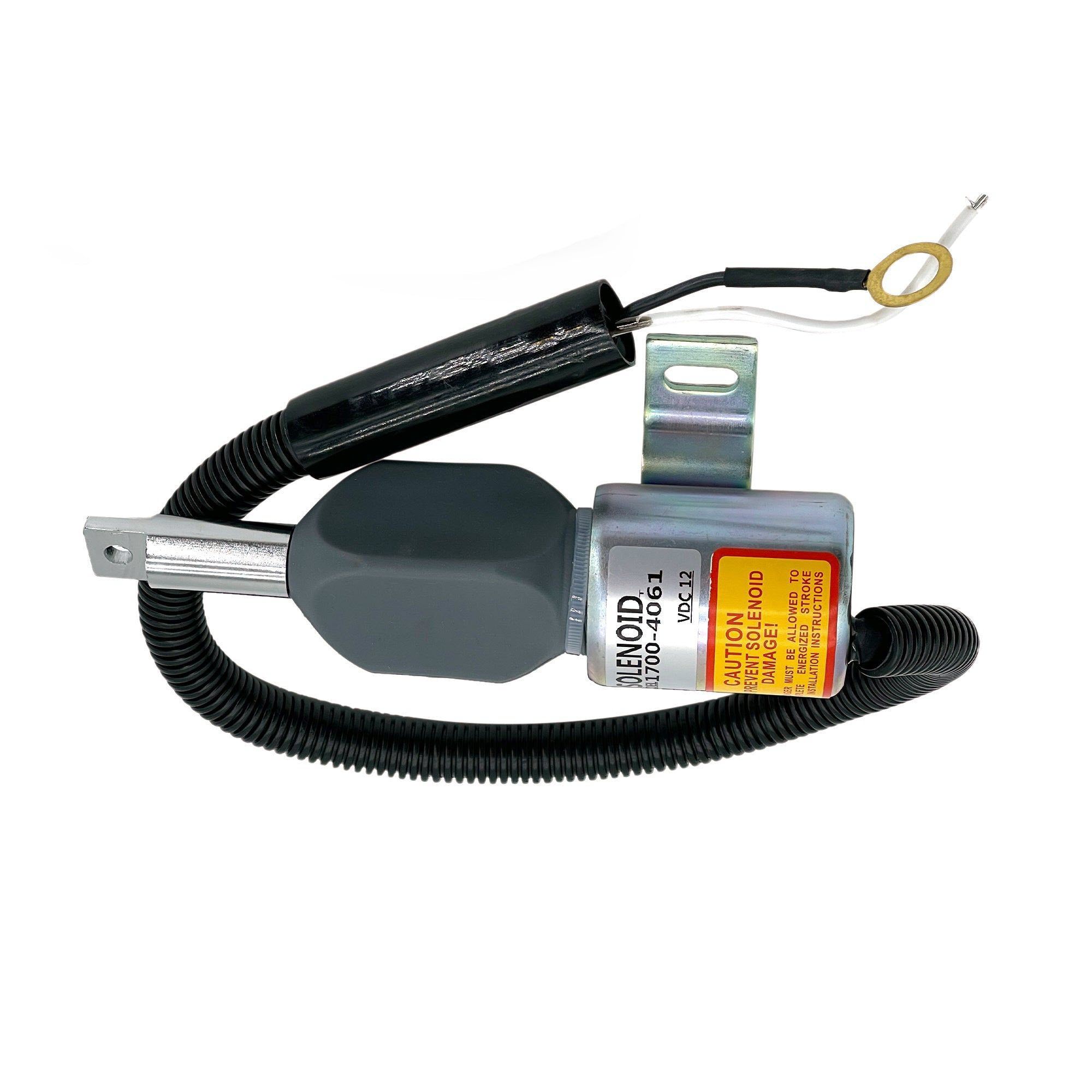 Fuel shut off solenoid 1753ES 1700-4061 For Takeuchi. TL140 12V