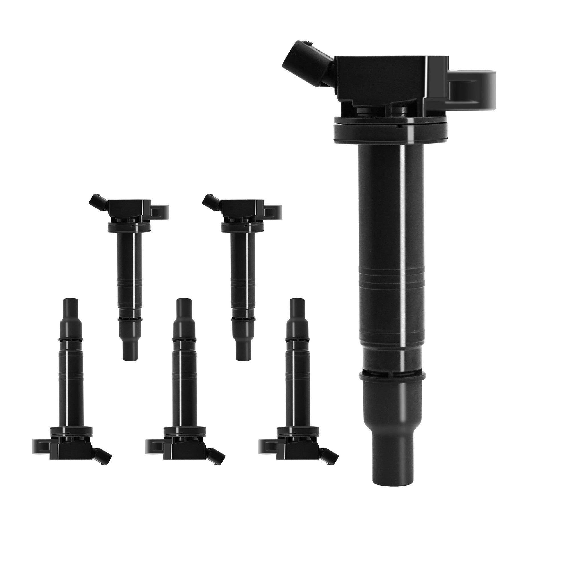 Set of 6 Ignition Coil Pack UF495 C1426 5C1419 For Toyota Tundra 4Runner FJ Cruiser Hiace Solara, Compatible with Scion xB 1.8L L4 2.4L 2.7L 4.0L V6 4.7L V8