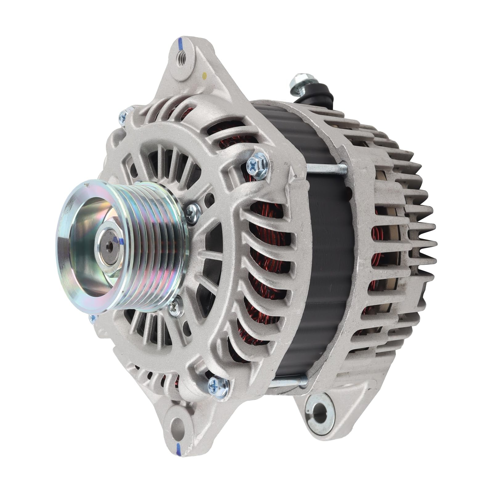 New Alternator Replacement For 2005-2007 05 06 07 Nissan Pathfinder Xterra Frontier 4.0L V6 LR1110725, 23100EA201, 23100EA20B, 23100EA20BR, 2310MEA20BRW, AHI0115, 40044054