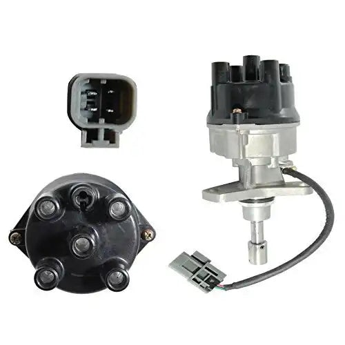 New Distributor Assembly Replacement For Nissan 240SX D21 Pickup 2.4L 2.4 4-cyl 89 90 91 92 93 94 95 96 1989-1996 KA24E 22100-40F00, 2210040F00, D4P8703, 31-1024, 84-1024