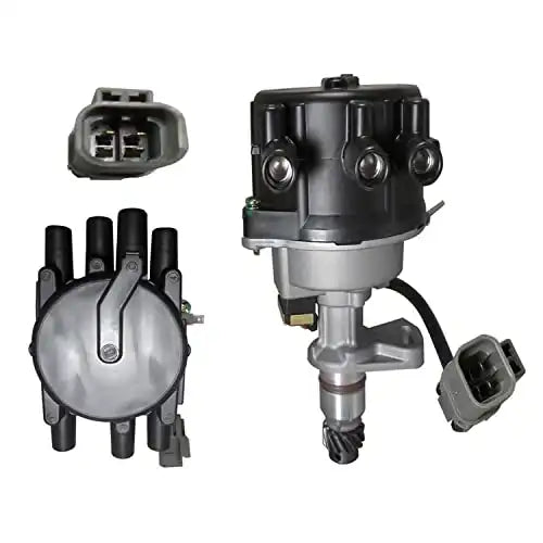 New Distributor Replacement For 1985 1986 1987 1988 Nissan 200SX D21 Maxima Pathfinder 3.0 V6, Replaces 22100-32F02, 22100-32F10, D6P82-03, D6P84-01
