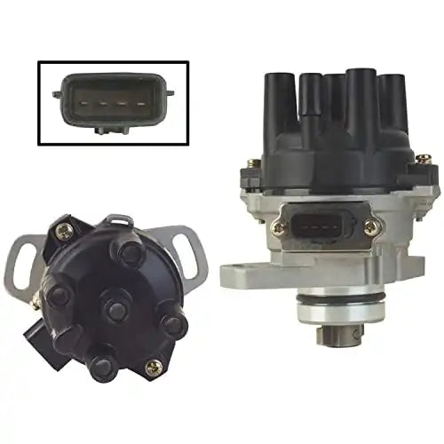 New Distributor Replacement For 1991-96 Replacement Ford Escort GT & Mercury Tracer LTS 1.8, 1990-94 Mazda Protégé LX, Replaces F1CZ 12127-A, Mazda BP05-18-200A, BP05-18-200B