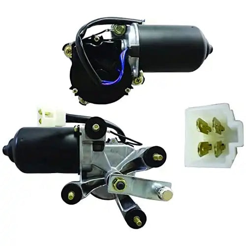 New Front Wiper Motor Replacement For 1997 1998 1999 2000 2001 2002 2003 2004 Mitsubishi Mirage & Montero Sport, Replaces Mitsubishi Motors MR192056, MR221974