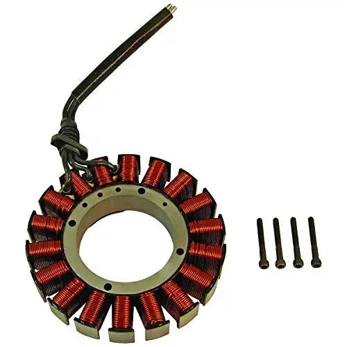 New Harley Davidson Motorcycle 40 AMP Stator Replacement For Dyna Low Rider Street Bob Super Glide Wide Softail Custom Deluxe Fat Boy Springer Night Train 30017-07, 3001707
