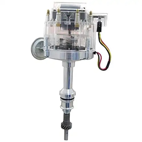 New HEI Distributor Fits Replacement Ford V8 SBF 302 5.0 1986-1994 EFI Replacement For Carbed Conversions Long Shaft From Gear to Shaft End