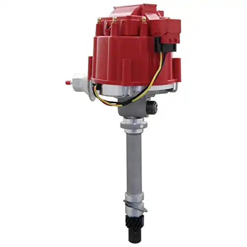 New Performance HEI 65K Coil Distributor Replacement For Chevy Corvette V8 GM Small and Big Block Tach Drive SUM-850001-T 4.3L 4.6L 5.0L 5.7L 7.0L 7.4L 265 283 427 350 454 Red Cap
