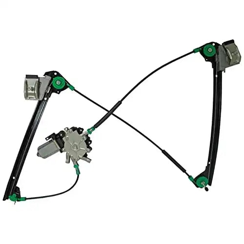 New Window Regulator W/Motor Front Drivers Side Left LH Replacement For 1997 1998 1999 2000 2001 2002 2003 2004 Chevy Corvette, 10338548 10344131 748-472 382294