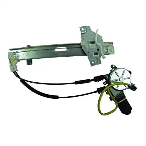 New Window Regulator W/Motor Rear Drivers Side Left RLH Replacement For 2000 2001 Kia Sephia & 2000-2004 Spectra, 0K2A2 73560D 748-384 135-58412L 47-4522R 88838