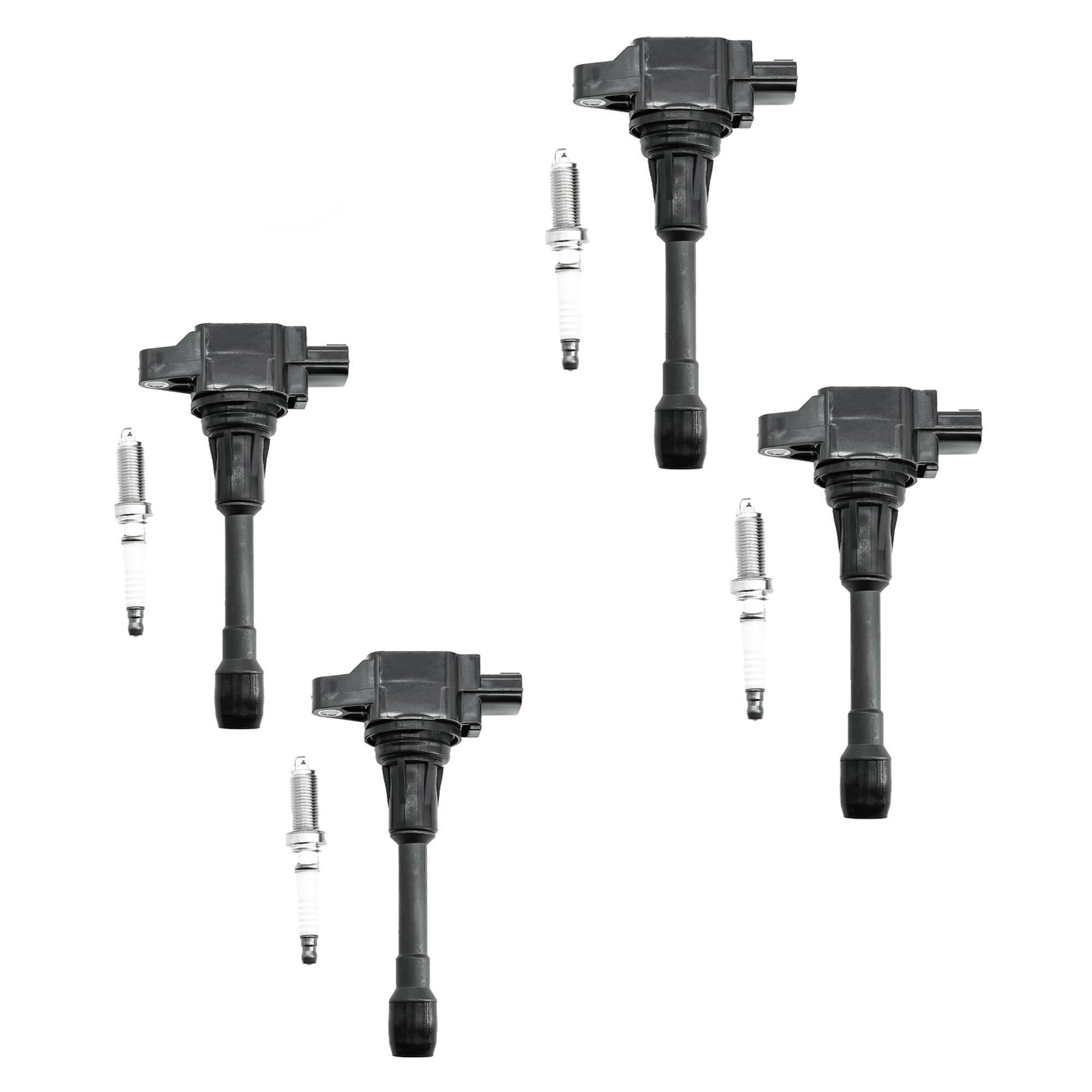 Set of 4 Ignition Coil Pack UF549 22448ED000 and Iridium Spark Plugs 9029 Fit For Suzuki 2009–2012 Pickup Equator with Engine L4 2.5L