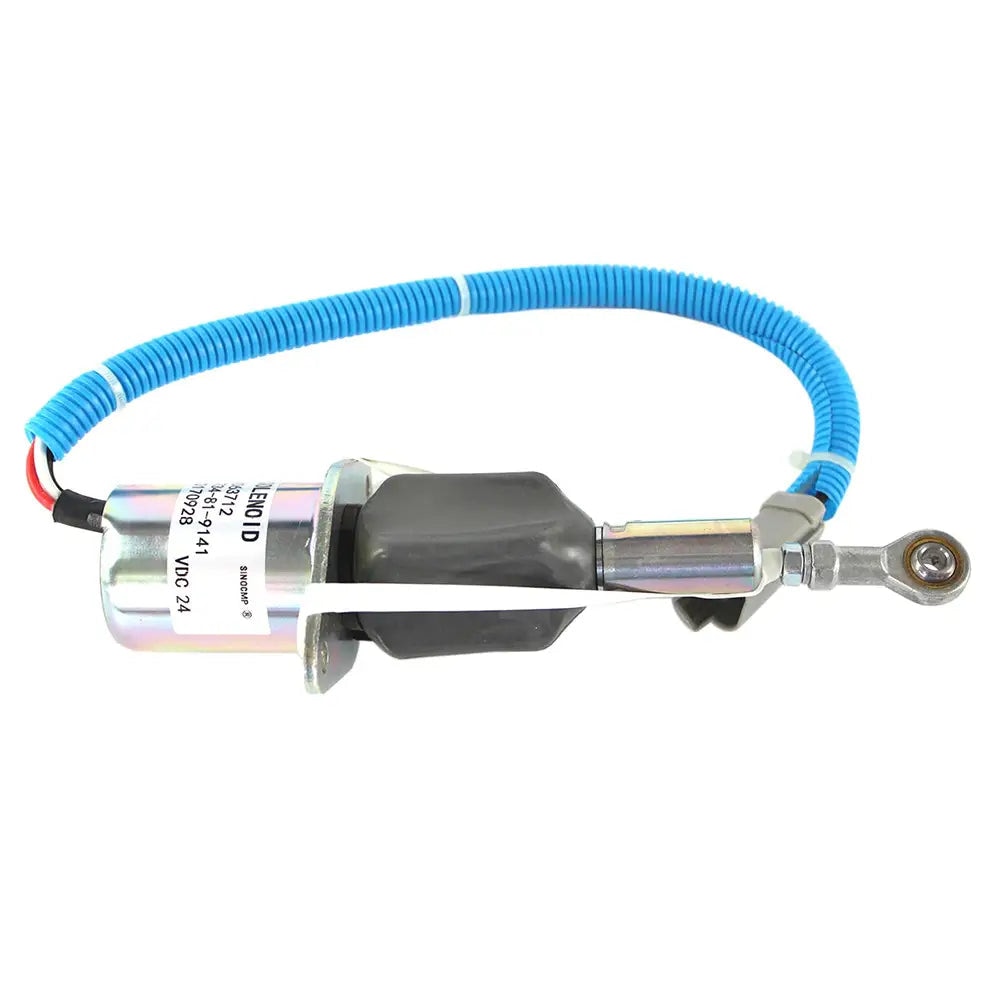 24V Solenoid Valve 6743-81-9141 For KOMATSU Excavator PC300-7 PC300LC-7 PC350-7 Engine 6D114