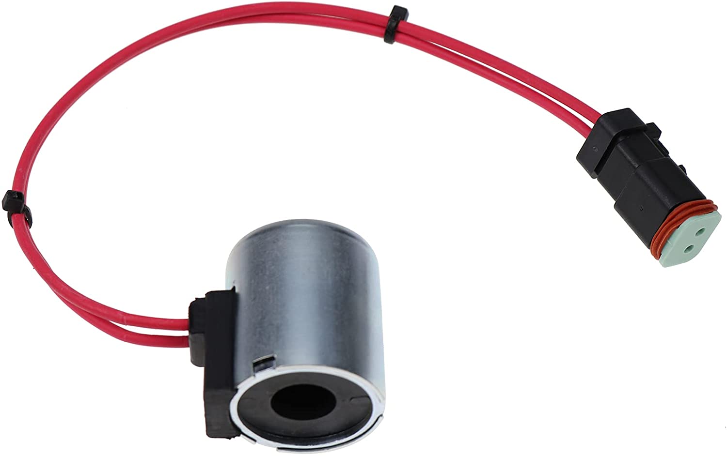 Solenoid Valve Coil 130-0013 6031971 C01-12-DTM-10 compatible with Caterpillar Backhoe Loader 416C 416D 420D 424D 426C 428C 428D 430D 432D 436C 438C 438D 442D 446B 446D