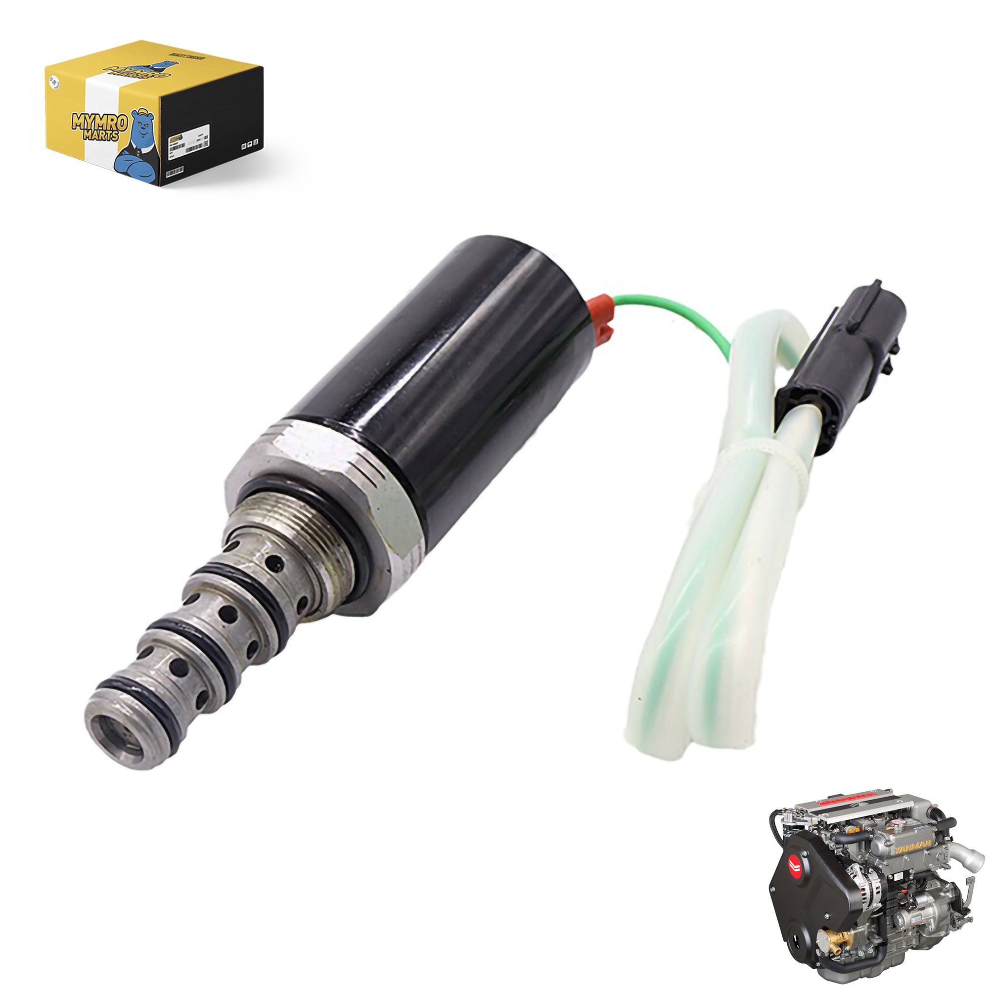 Solenoid Valve SKX5P-17-208 KDRDE5KR-20 40C07-203A-109 for Hyundai R200-5 R220-5 Excavators