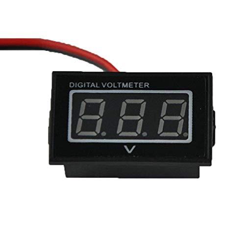 Waterproof Monitor for 12V Battery Meter 2.5-30V DC Auto Gauge Digital Voltmeter LED