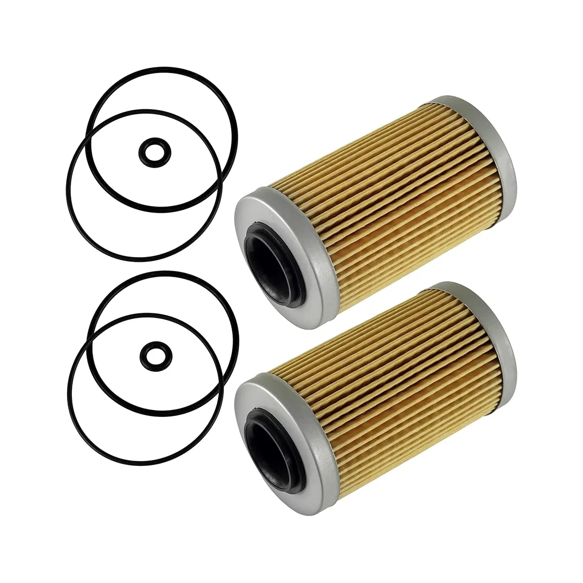 2 Pieces Oil Filter with O-Ring 420956740 711956740 for Sea-Doo Challenger 210 SE 430 GTX 4-Tec LTD RXP-X 260 GTI SE 155 Wake Pro 215