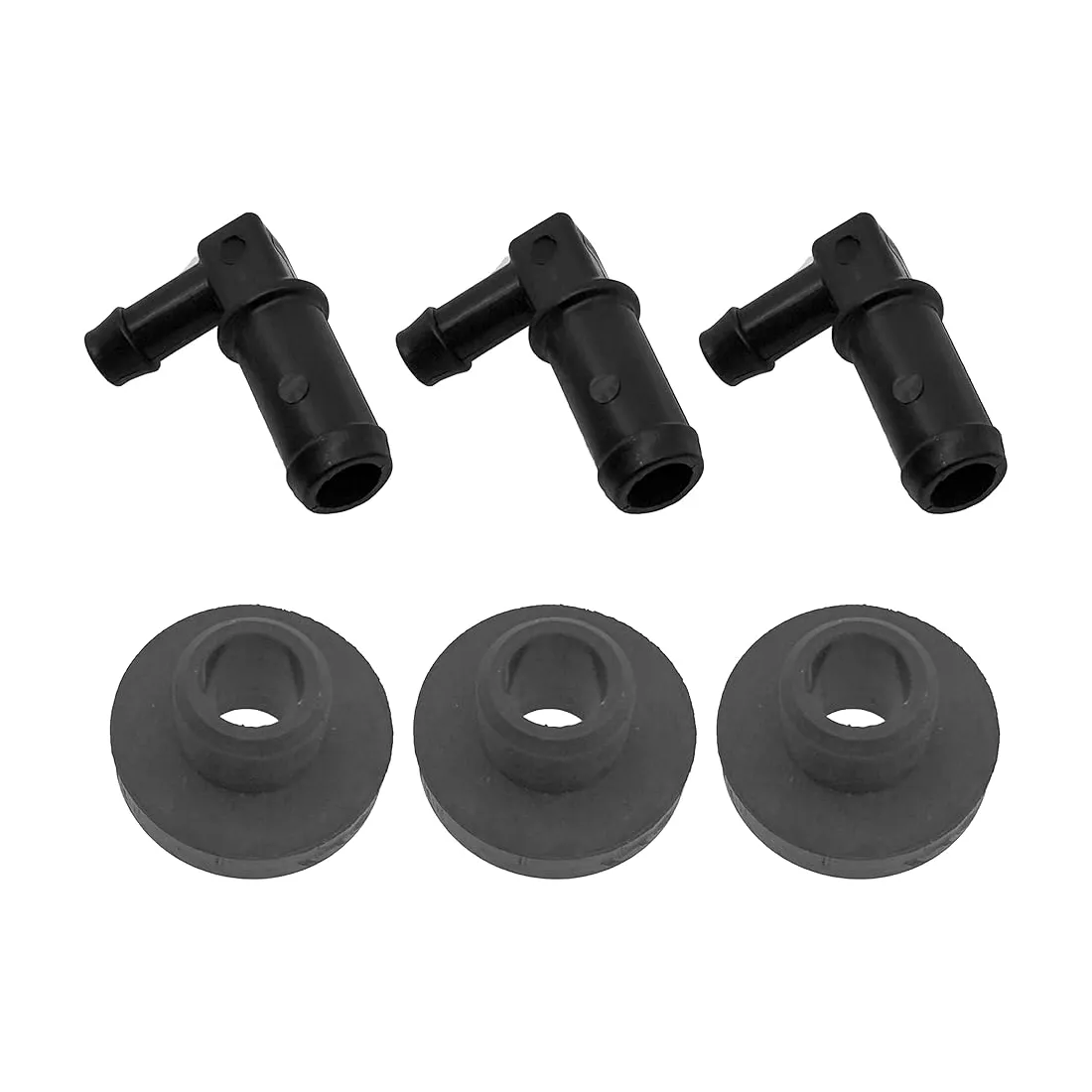3 Pieces Fuel Tank Stem & Bushing Kit 532139277 532003645 for Husqvarna Craftsman AYP Poulan Pro Roper and Weed Eater
