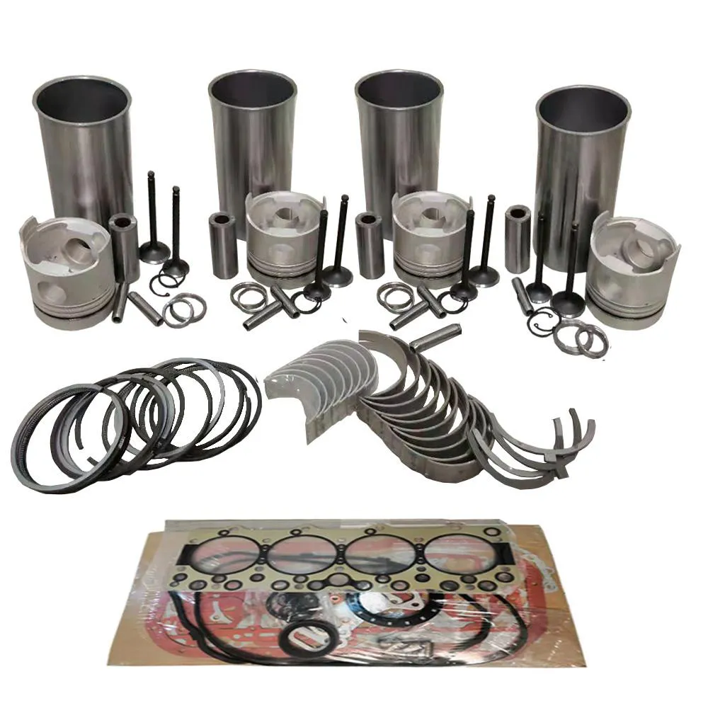 4 Cylinder Overhaul Rebuild Kit for Kubota V1512 V1512DI Engine L1-26 L1 Series