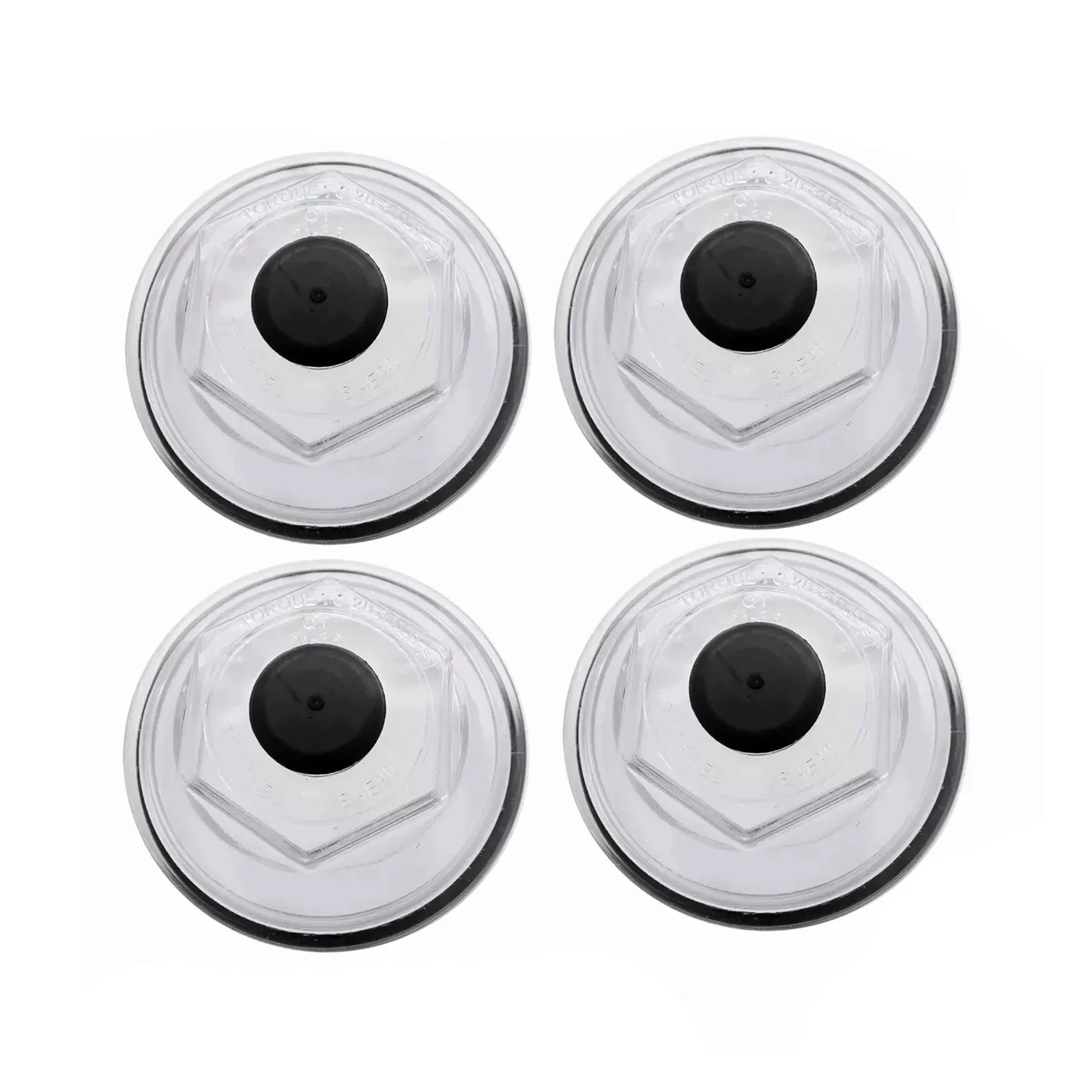 4 Oil Bath Caps 21-88 for Trailer Axle Dexter 9K 10K 8-415 430 After 2009