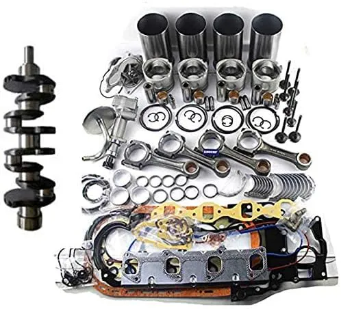 4JB1 2.8L Rebuild Kit&Oil Pump&Connect Rods For Isuzu Mustang Bobcat 843 853 1213 960 2060 Loader Kobelco SK60
