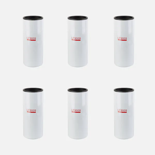 6 PCS Oil Filter for Fleetguard LF9009 LF3000 Baldwin BD7309 BD103 Donaldson P553000 Cummins 3401544