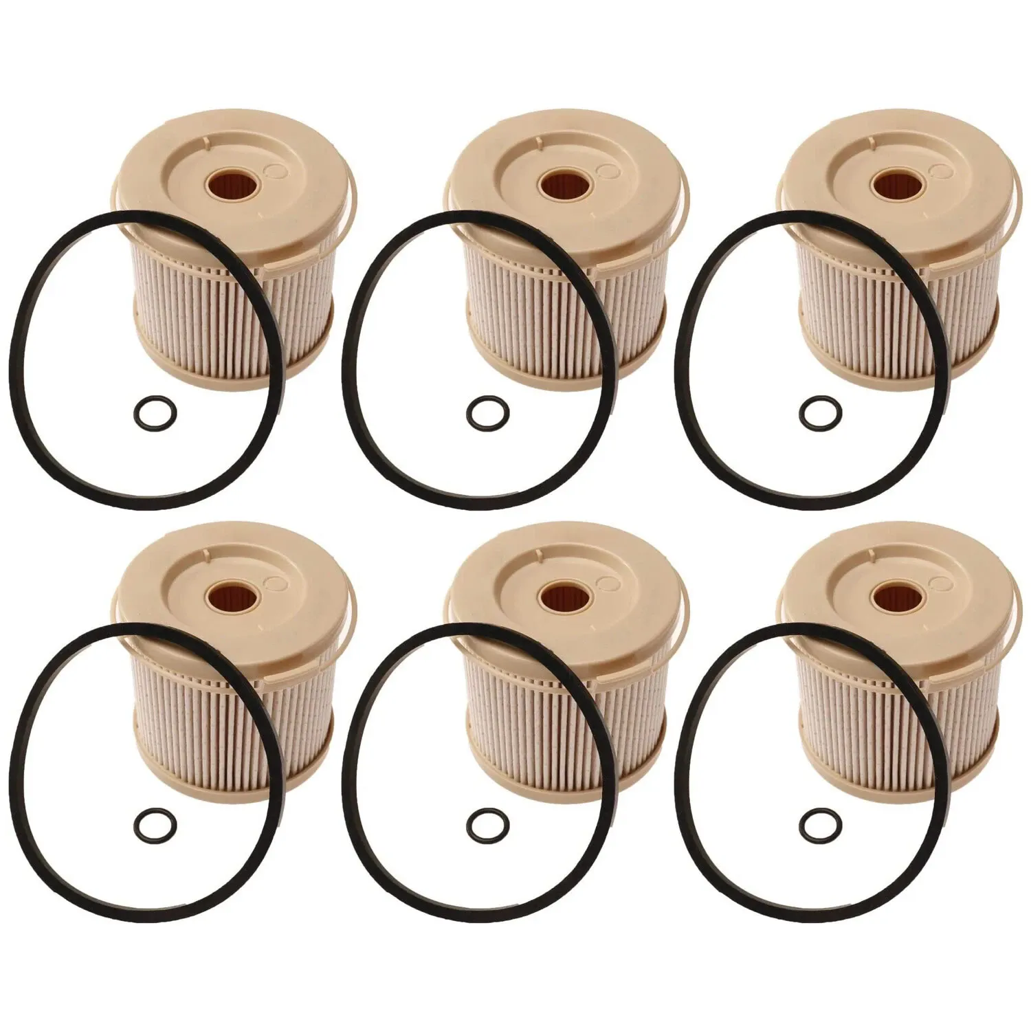 6 Pieces Fuel Filter 861014 3917924 P552010 FS1208 for Volvo Penta Engine AD31D-A D3-110 D3-140 D4-260 D6-400 KAD300-A MD2030 TMD22A