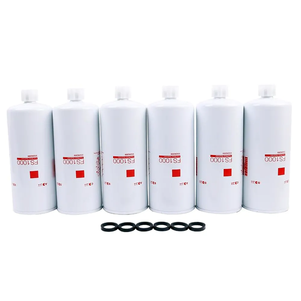 6Pcs Fuel Water Separator Filter for P551000 Fleetguard FS1000 Cummins 3329289