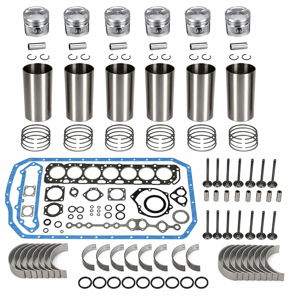 Overhaul Rebuild Kit for Komatsu S6D125-1 Excavator PC300-3 PC400-3 PC410 Engine