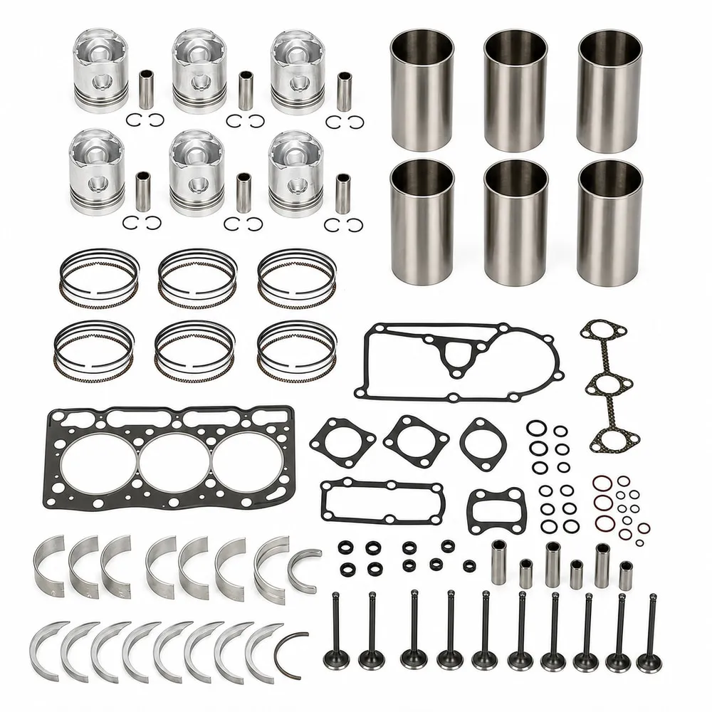 Engine Overhaul Rebuild Kit for Mitsubishi 6D16T Kobelco Excavator SK250-6