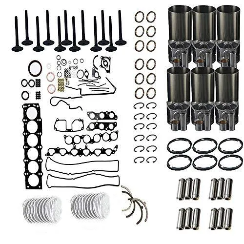 Engine Rebuild Kit For Mitsubishi S6S Piston+Piston Ring+Cylinder Liner+Gasket Kit