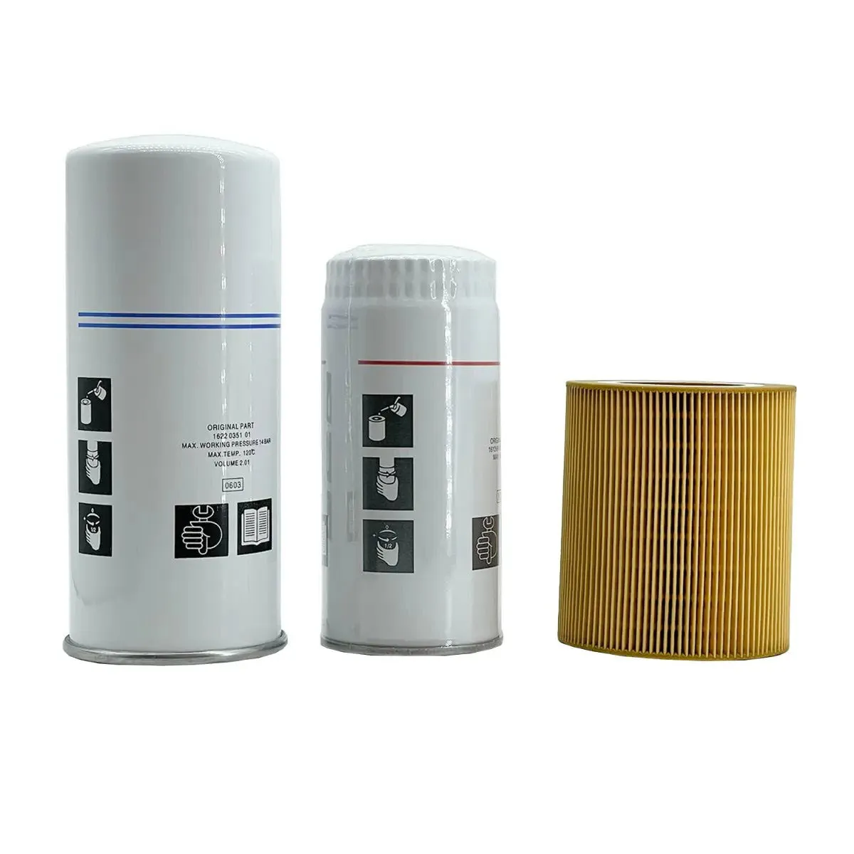 Filter Kit 2901-0866-01 for Atlas Copco Compressor GA15-22 GA15-18-22