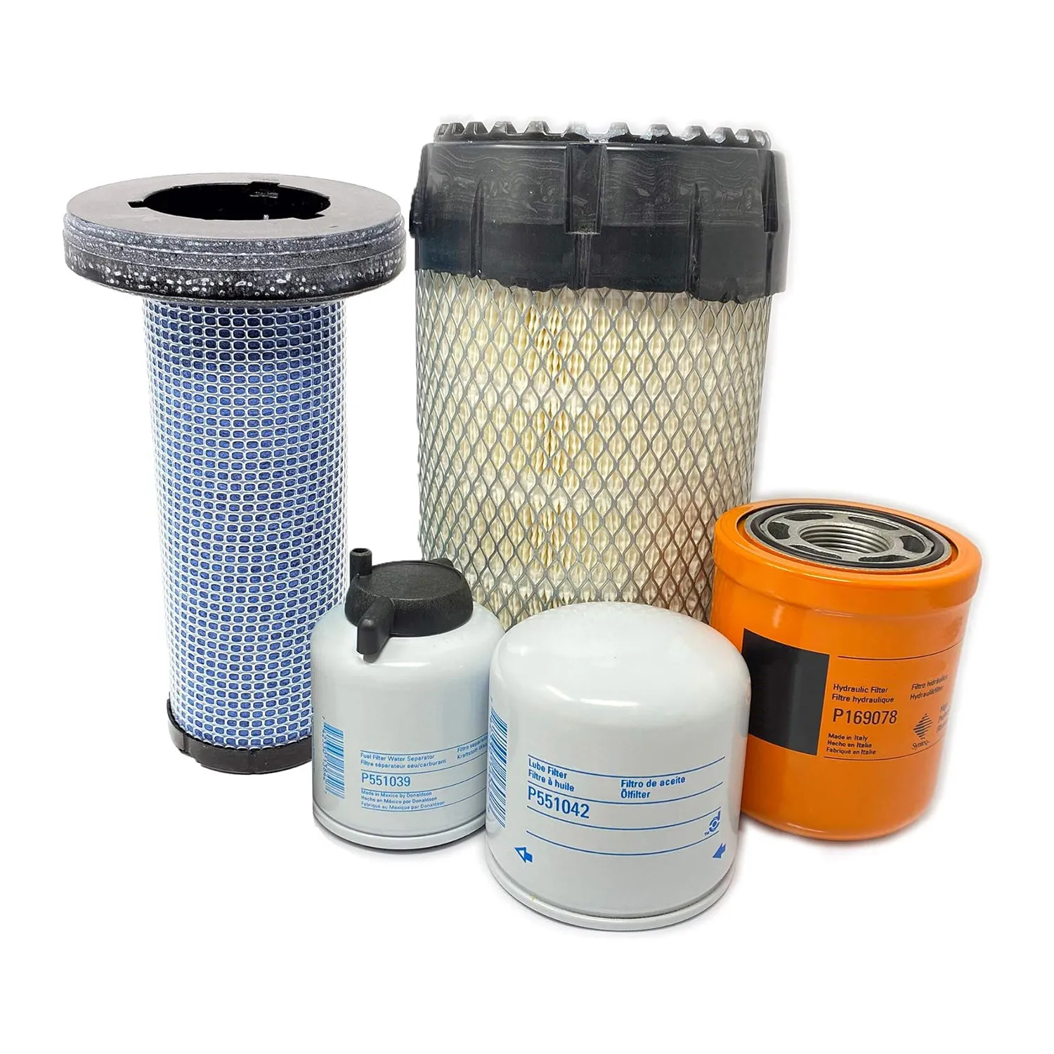 Filter Kit BCSET208 For Bobcat S650 T650 S630 T630 (Excluding Tier 4 Engine) (5 Filters)