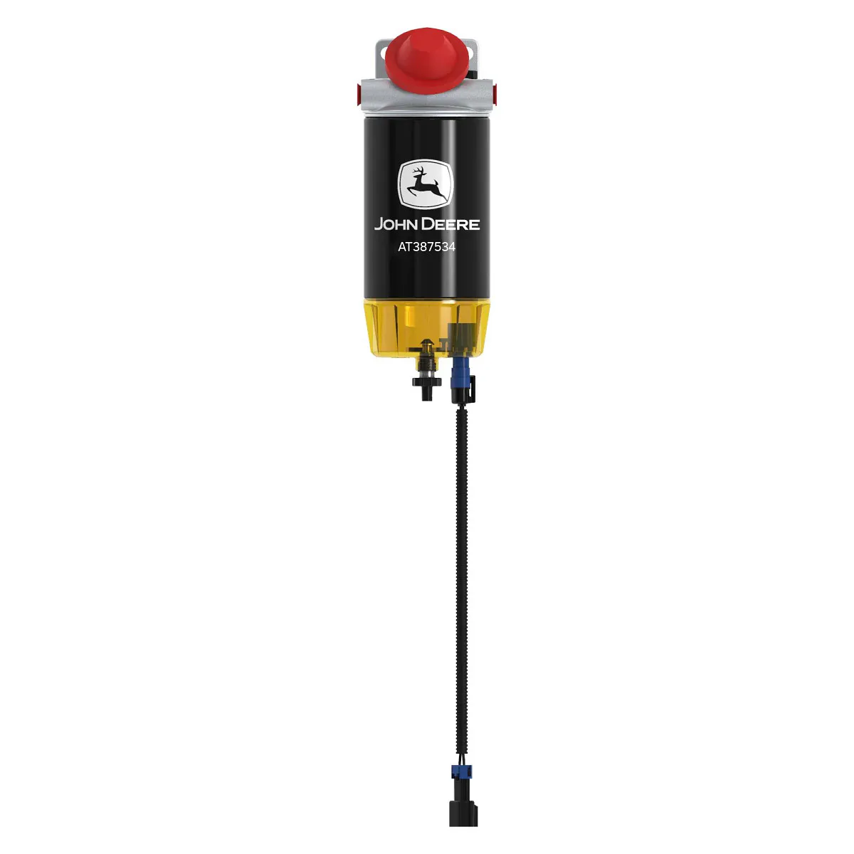 Fuel Filter Assembly AT387534 for John Deere Engine 6090 Tractor 2904 2704 Excavator 2154G Dozer 1050K