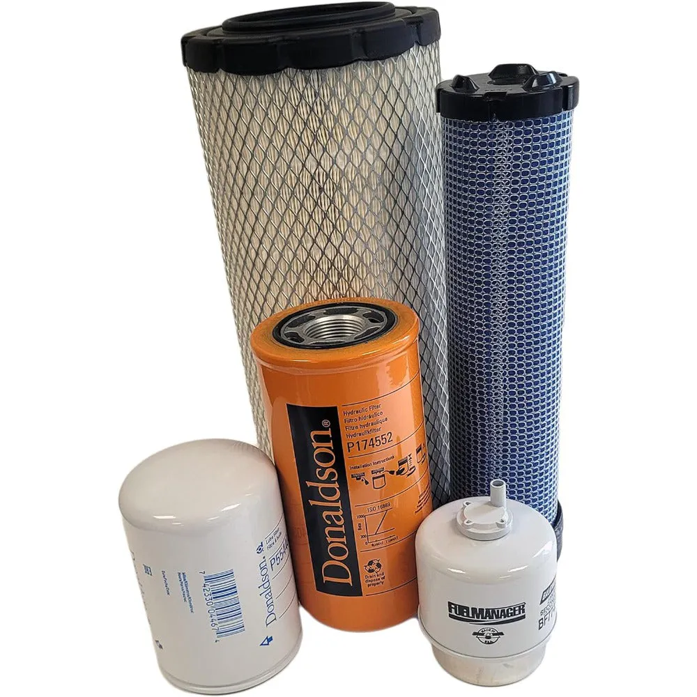 Maintenance Service Filter Kit for New Holland Skid Steer Loader LS190