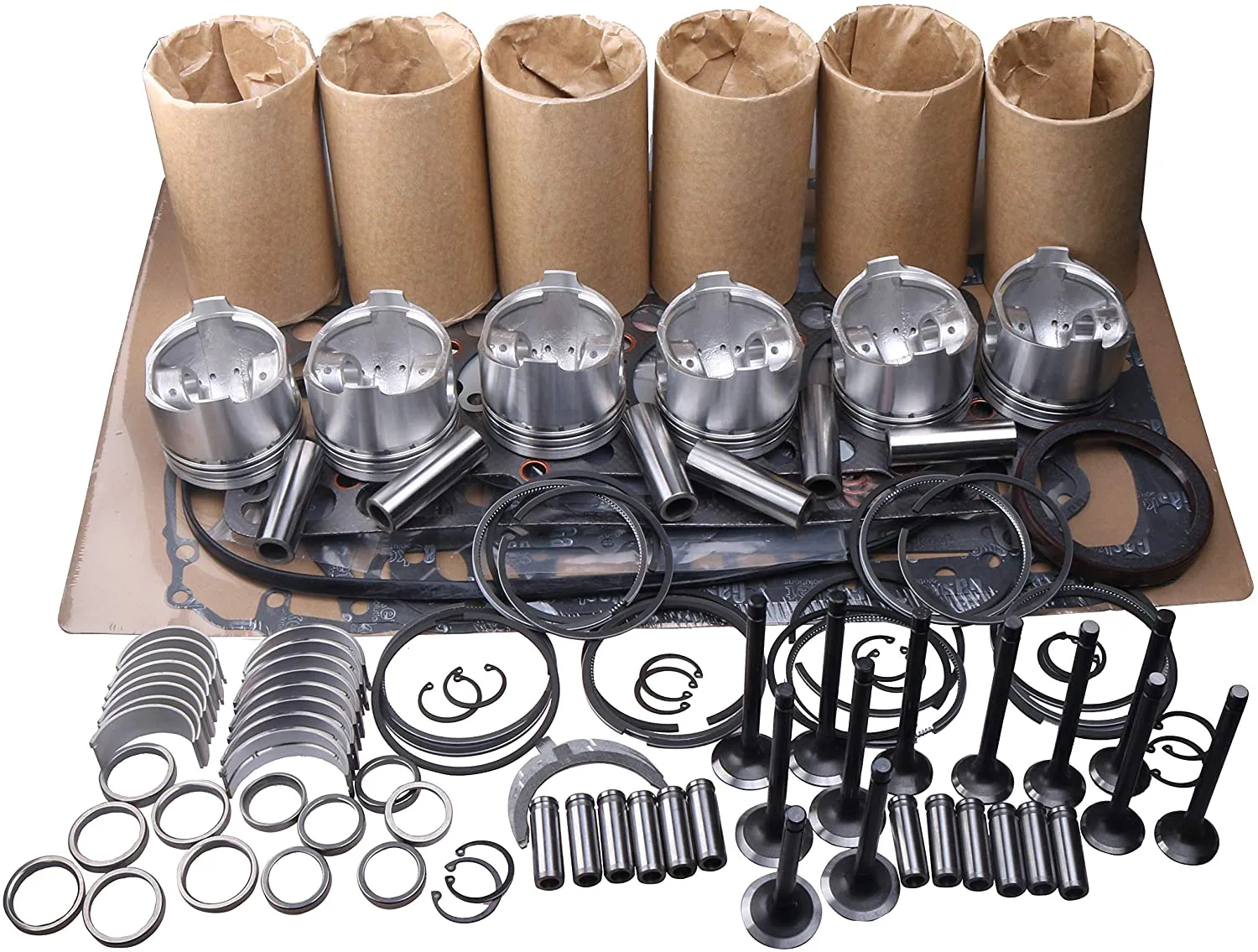 Overhaul Rebuild Kit Compatible with Nissan TD42 Engine 1995 Nissan Patrol Y60 and Forklift Turck Vehicles