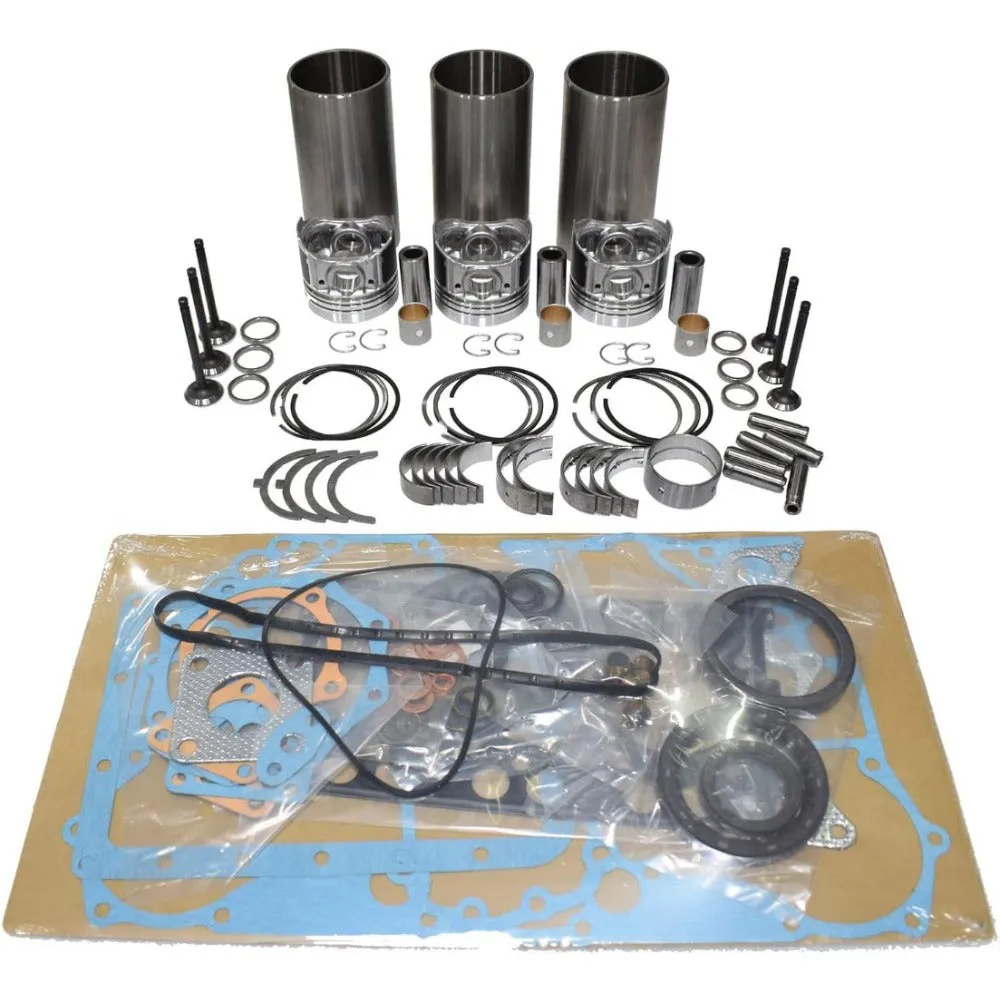 Overhaul Rebuild Kit + Crankshaft Fit For Kubota V2203 V2203-M V2003 Engine Bobcat 753 763 773