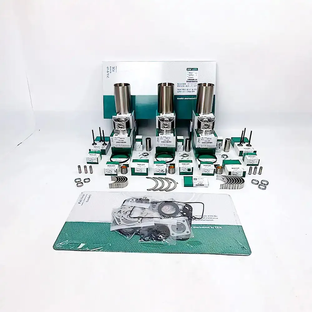 Overhaul Rebuild Kit for Mitsubishi K3D Engine Generator Excavator Digger Loader Tractor