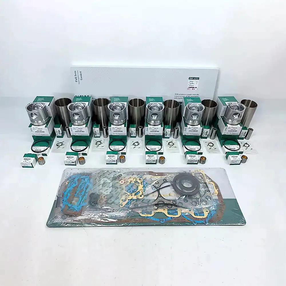 Overhaul Rebuild Kit for Mitsubishi S6S-DT Engine Caterpillar CAT D3C D4C Dozer