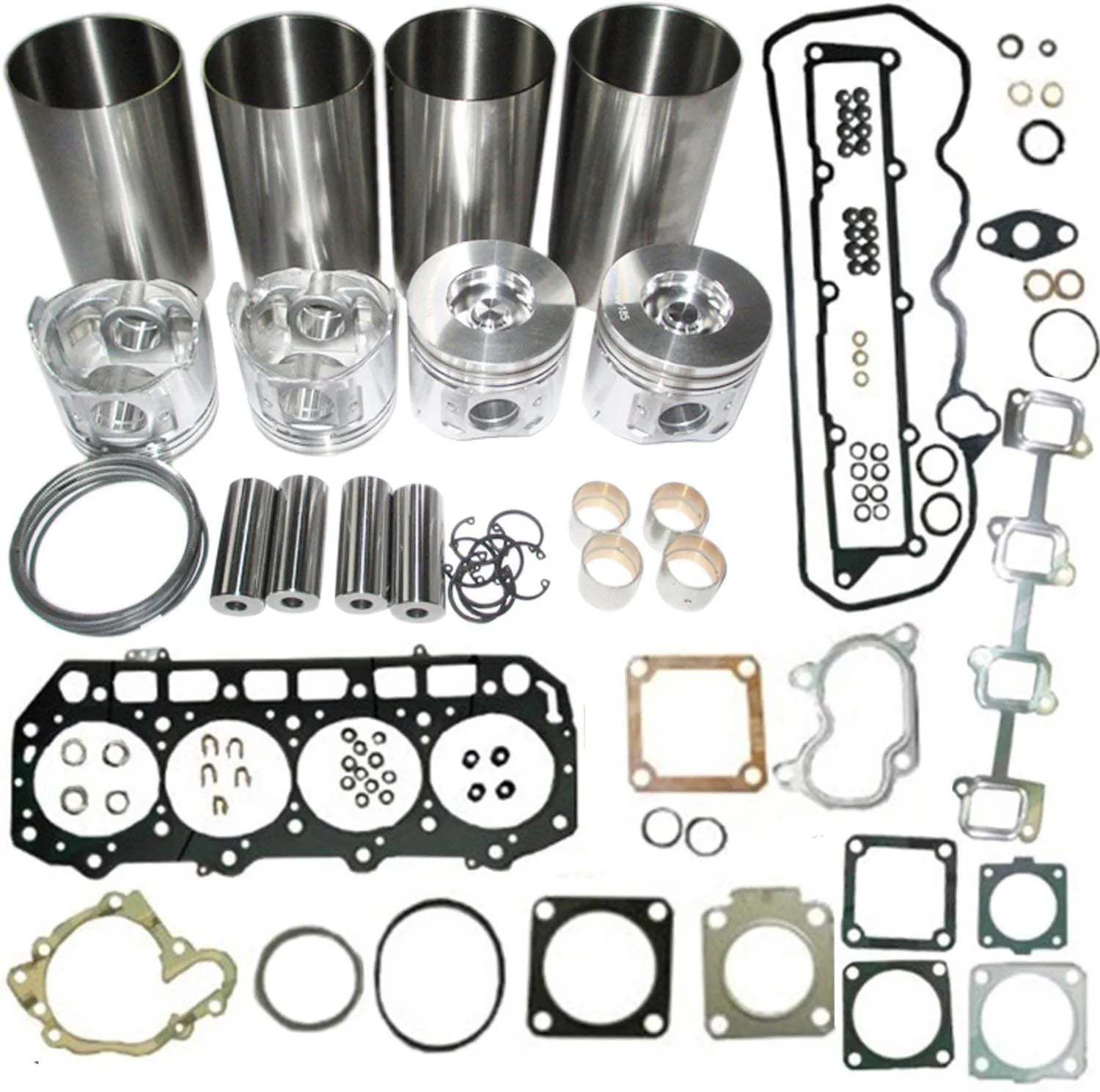 Overhaul Rebuild Kit with Piston E2190 Compatible for Cummins QSB3.3 B3.3 B3.3T Engine