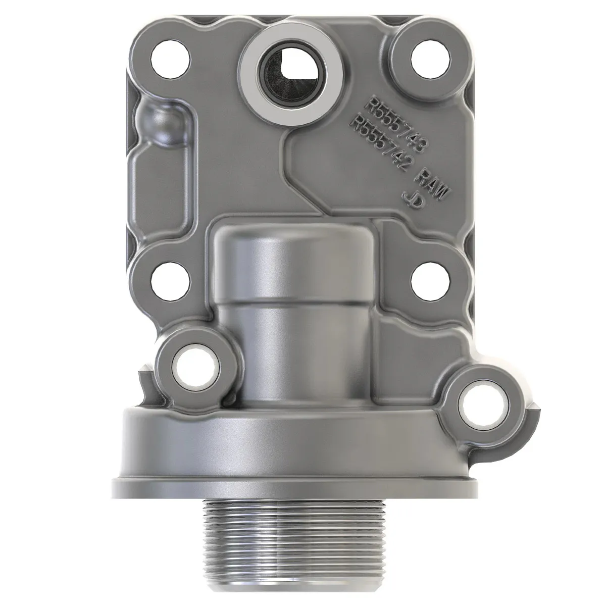 Transmission Oil Filter Housing R555743 for John Deere Engine 4039 4045 6068 6081 Tractor 5090R 5100R 5720 6020 6105R 6110R 6130R 6140R 6155R 6930 PREMIUM