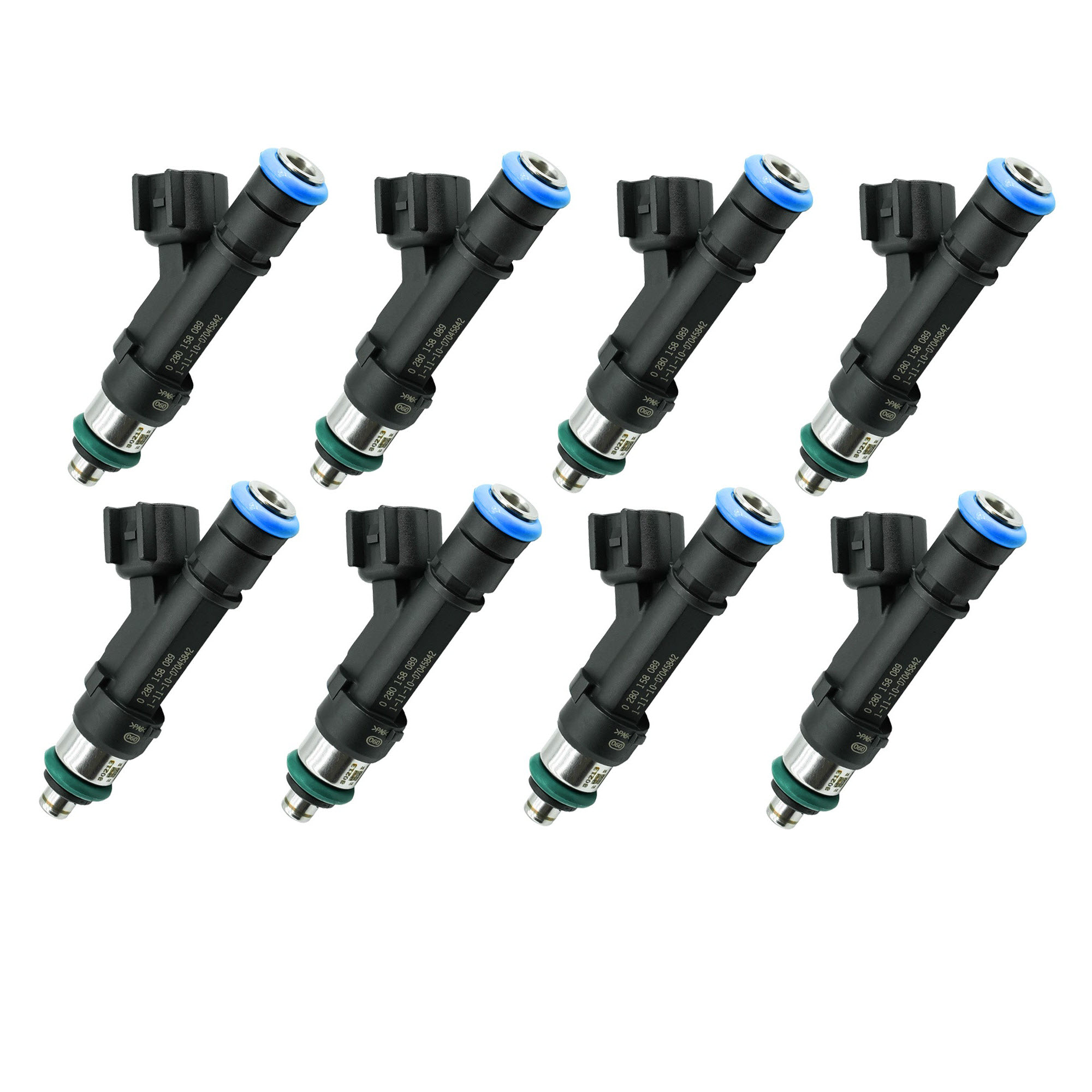 8PCS Fuel Injector 0280158174 FJ1003 Fits For Ford Expedition F150 V8 5.4L 2009 2010 Lincoln Navigator V8 5.4L 2009-2014