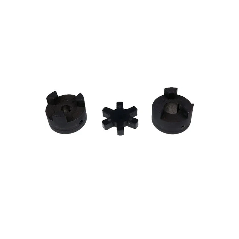 1/2" to 7/8" L095 Flexible 3-Piece L-Jaw Coupling Coupler Set & Rubber Spider