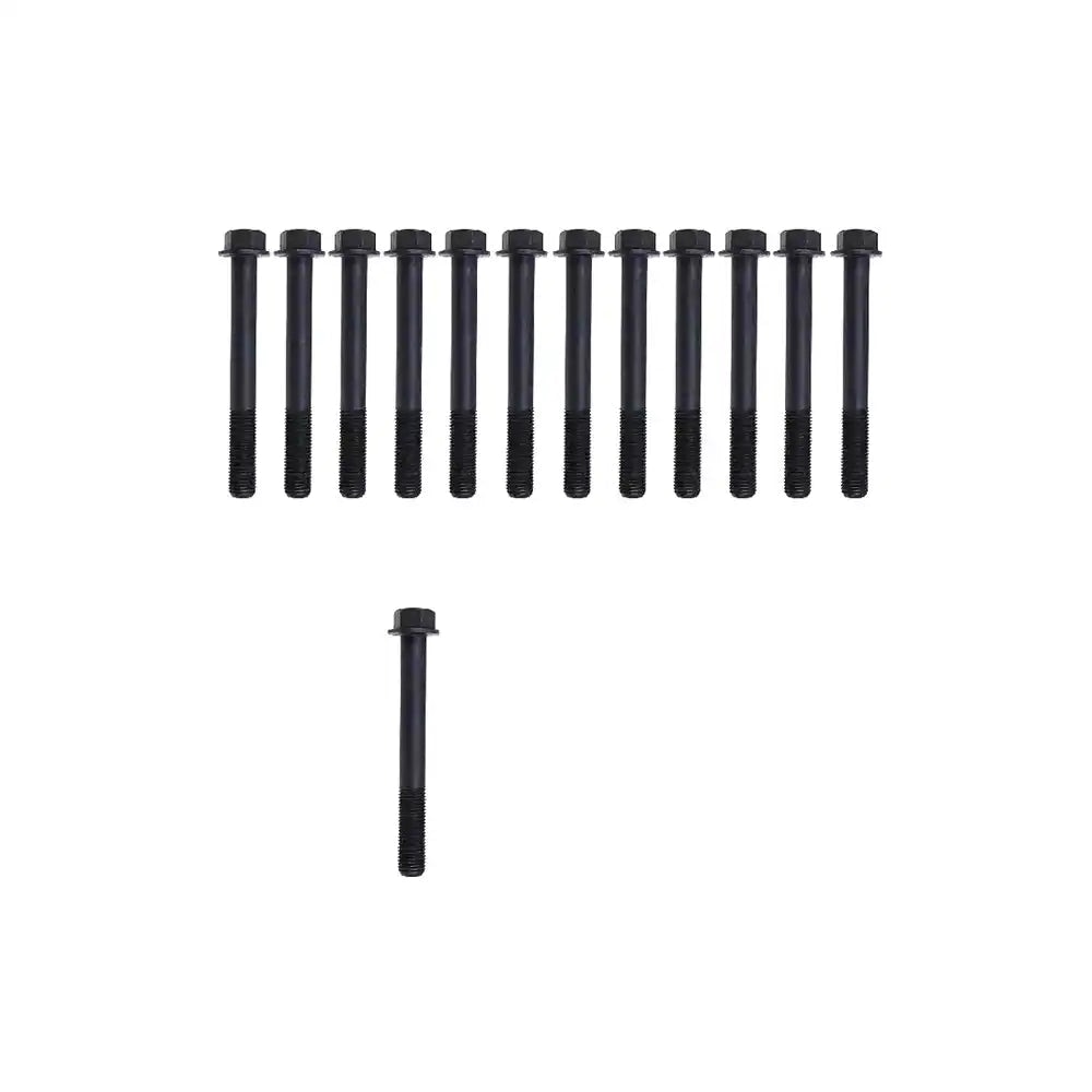 1 Set Cylinder Head Bolt for Isuzu Engine 4LE1 4LE2 Hitachi Excavator EX55 ZX55UR ZX55