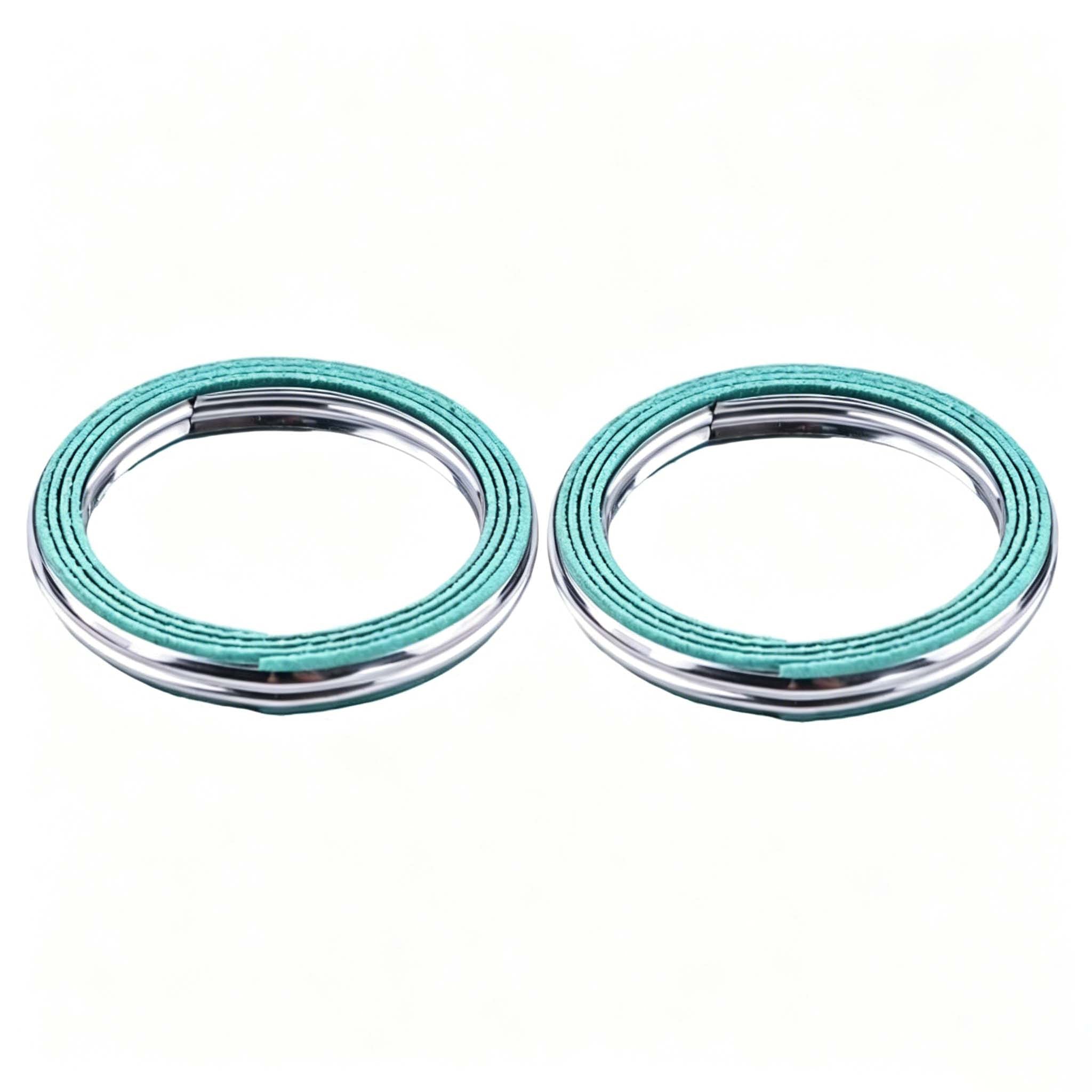 2 Pieces Exhaust Pipe Gasket 90584-43001-71 for Toyota Engine 13Z 14Z 15Z 1DZ 4Y 5K Forklift 7 8 Series 02-7FDJ35 62-7FD30 32-8FGF30 70-8FD20 FGZN25 FGZN30